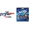 Hasbro Nerf Elite 2.0, blaster Eaglepoint RD-8, tamburo da 8 dardi & Confezione ricarica 20 dardi Nerf Elite 2.0, Include 20 dardi Nerf Elite 2.0 ufficiali