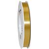 PRÄSENT - Nastro per confezione regalo America, larghezza 15 mm, lunghezza 91 m, colore: oro