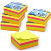 WAYTEX A931653C6 1920 - Note adesive, confezione da 6 blocchi da 320 fogli, colore neon quadrato, 75 x 75 mm, adesivi riposizionabili