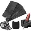 ATOMUS 200pcs Disposable Tattoo Pen Bag Blue with 2pcs Self-adhesive Bandage Plastic Cover Bags Tattoo Machine Pen Bag Tattoo Machine Accessories