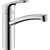 hansgrohe Focus M41 - Rubinetto da cucina (1 getto), Miscelatore cucina con altezza bocca 160 mm, Rubinetto monocomando con bocca girevole, cromo, 31806000