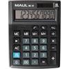 MAUL MC 10 Tischrechner Nero Display (Stellen): 10 batteriebetrieben, solarbetrieben (B x H x T)