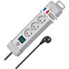 Brennenstuhl, 1390551064, PGG4 Premium Plus 4 vie 1,8 m H05VV-F 3G1.5, grigio