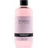 Millefiori Milano - Fragranza Ricarica per Diffusore a Bastoncini 500 ml, Magnolia Blossom & Wood - Profumatore Ambiente Raffinato con Note Fiorite e Legnose