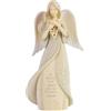 Enesco Foundations Collection, statuetta di angelo in resina dipinta a mano, da collezione, decorazione per la casa, 20,3 cm