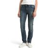 TOM TAILOR 202212 Alexa Straight, Jeans Donna, 10281 - Mid Stone Wash Denim (new), 30W / 30L