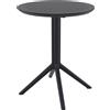 Siesta Exclusive Siesta Tavolo Pieghevole Hi-Tech Sky Folding Table Ø60 art. 121 con struttura in polimero da Ø60 cm