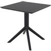 Siesta Exclusive Siesta Tavolo Fisso Hi-Tech Sky Table 70 art. 108 con struttura in polimero da 70x70 cm