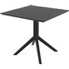 Siesta Exclusive Siesta Tavolo Fisso Hi-Tech Sky Table 80 art. 106 con struttura in polimero da 80x80 cm