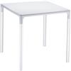 Siesta Exclusive Siesta Tavolo Fisso Hi-Tech Mango Alu art. 758 con struttura in alluminio da 72x72 cm
