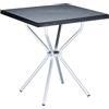 Siesta Exclusive Siesta Tavolo Fisso Hi-Tech Sortie art. 750 con struttura in alluminio da 70x70 cm