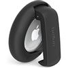 Belkin Custodia con clip per AirTag Apple, guscio protettivo Secure Holder con anello portachiavi, protezione antigraffio per Air Tag - Nero