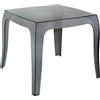 Siesta Exclusive Siesta Tavolino Hi-Tech Queen art. 065 con struttura in policarbonato da 51x51 cm