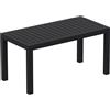 Siesta Exclusive Siesta Tavolino Hi-Tech Ocean Table art. 069 con struttura in polimero da 90x45 cm
