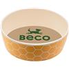 Beco Ciotola per cani - Ciotola per cibo e acqua, bambù, nido d'ape, grande, diametro 18,5 cm