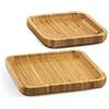 Belle Vous 3 Pezzi Vassoio Legno di Bambù - 1 Vassoio Grande e 2 Vassoi  Piccoli - Set Vassoi Legno per Piatti, Bevande, Colazione/Cena e Altro  Ancora - Vassoio Bamboo Ecocompatibili : : Casa e cucina