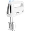 Orbegozo BA 3600 - Impastatrice, 5 velocità, pulsante turbo, fruste in acciaio inox, 400 W