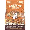 Lily's Kitchen Con ingredienti naturali Cibo secco per cani adulti Ricetta senza cereali con pollo e anatra Sacco da 12kg