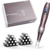 Charme Princesse A10 Dermapen Microneedling Professionale Senza Fili con 22 Cartucce e 5 Velocità,Derma-Pen Microneedling Regolabile per la Cura Della Pelle