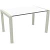 KRISTALIA tavolo allungabile SUSHI con piano in laminato 125x80 cm - 01SUS01-VG-BI