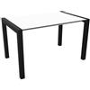 KRISTALIA tavolo allungabile SUSHI con piano in laminato 125x80 cm - 01SUS01-VN-BI