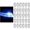 CGEAMDY 30 PCS T10 Lampadina a LED Super Bright 168 194 LED Light, Luce Portiera Auto 2W per Trunk Cargo Lights, Auto Lampadina Interna, Luci Di Cortesia Angolo Laterale Indicatori LED (Blu)