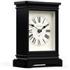 NEWGATE® Time Lord Orologio a camino | Classico design di orologio a carrozza | Nero | Numeri romani | Stile classico contemporaneo per scrivania, piano tavolo, mensola o comodino