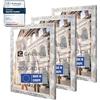 CABBEL set di 3 cornici 30x40 cm in legno MDF con vetro acrilico infrangibile, ideale per poster, ritratti in betulla