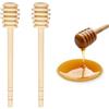 YYGMSS Cucchiaino Bastoncini Miele Honey Dipper Bastoncino Spargimiele Legno Prendi Porta Raccogli Stick Miele (15cm) (12Pezzi)