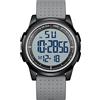 GOLDEN HOUR Ultra-Sottile Minimalista Sport Impermeabile Orologi Digitali Uomo con Display Ampio Angolo Cinturino in Gomma Orologio da Polso per Uomini Donne -Grigio