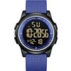 GOLDEN HOUR Ultra-Sottile Minimalista Sport Impermeabile Orologi Digitali Uomo con Display Ampio Angolo Cinturino in Gomma Orologio da Polso per Uomini Donne