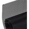 AggAuto 100x33cm griglia universale diamantata da corsa in 3x6mm Rombo Nero, griglia in lega di alluminio per auto, griglia automobilistica