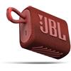 Jbl Cassa Bluetooth Speaker Portatile Altoparlante Impermeabile IP67 Potenza 4.2 Watt USB colore Rosso - GO 3 RED