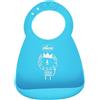 CHICCO BAVAGLIA SILICONE AZZURRO
