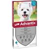 Elanco Italia Spa Advantix Spot-on Per Cani Oltre 4kg Fino A 10kg 6 Pipette