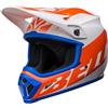 Bell Moto Mx-9 Mips Disrupt Off-road Helmet Bianco,Arancione L