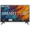 Hisense Tv 32 Pollici A4K SERIES Smart TV HD Ready Black 32A49K