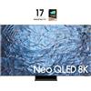 Samsung Series 9 TV QE65QN900CTXZT Neo QLED 8K, Smart 65" Processore Neural Quantum Dolby Atmos e OTS Pro, Titan Black 2023