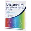 ALFASIGMA SpA Dicloreum Ant Loc 180 Mg Cerotto Medicato, 10 Cerotti