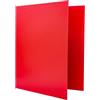 Raylu Paper® - Raccoglitore 4 anelli a D da 40 mm, raccoglitore A4 con anelli per riporre documenti, formato A4 33,5 cm di altezza x 26 cm di larghezza e dorso di 6 cm di spessore (rosso)