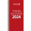 BRUNNEN Agenda settimanale modello 780 2024 2 pagine = 1 settimana formato foglio 10 x 20,7 cm, rosso