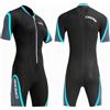 Cressi Lido Lady Shorty Wetsuit 2 mm, Muta Shorty per Snorkeling, Nuoto e Sport Acquatici, in Neoprene Ultra Stretch 2 mm Donna, Nero/Arancio, XS