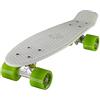 Ridge Skateboards 22 Mini Cruiser Skate Fosforescente, Bianco, Bagliore, 55 cm