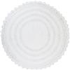 DII Crochet Collection - Tappetino da bagno reversibile, rotondo, diametro 69,8 cm, colore: bianco