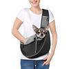 Pawaboo Borsa per Cani, Trasportino per Cani con Tasca Tattile con Cerniera, Borsa Porta Cane con Tracolla Regolabile, Marsupio per Cani in Rete Traspirante per Viaggio, Ciclismo, Taglia S - Nero