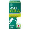 BAYER SpA Aspi Gola Spray Antinfiammatorio Per Gola Infiammata, Faringite E Mal Di Gola Con Flurbiprofene 15ml