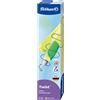 Pelikan Twist Neon Yellow, Penna Stilografica Ergonomica, per Destrimani e Mancini, per Scuola e Ufficio, Pennino M in Acciaio Inossidabile, Cartuccia Blu Lunga Inclusa. Ricaricabile
