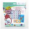 CRAYOLA Glitter Dots - Set Stencil Adesivi, per Giocare e Creare con Il Glitter Modellabile, attività Creativa e Idea Regalo, 04-0802