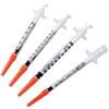 Pentaferte Siringa Pentaferte da 0,3 ml | Ago 30G 1/3 | 0,30 x 8 mm - Insulina Residuo Zero - Pentaferte - Siringa Insulina residuo zero - 0,3 ml - 30G