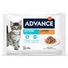 Advance Kitten Busta Multipack 4x85G POLLO